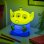 Lámpara Squishy Alien Toy Story Disney Pixar 16 Cms