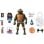 Figura Ultimate Michelangelo Is A Partying Dude Tmnt Las Tortugas Ninja Articulada 18 Cms