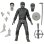 Figura Hombre Lobo Blanco Y Negro Universal Monsters Articulada 18 Cms