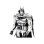 Figura Batman White Knight Sketch Edition Edición Limitada Gold Label Dc Articulada 18 Cms