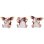 Set 3 Figuras Three Wish Gizmo 8 Cms