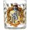 Vaso Hufflepuff Hogwarts Harry Potter Cristal 300 Mls