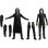 Pack 2 Figuras El Cuervo The Crow 9 Cms