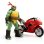 Figura Raphael With Motorcycle Las Tortugas Ninja Articulada 13 Cms