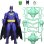 Figura Jokerized Batman Dc Articulada 15 Cms