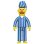 Figura Blas En Pijama Barrio Sésamo Articulada 10 Cms