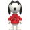 Figura Snoopy Joe Cool Peanuts 6 Cms