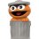 Figura Óscar The Grouch Orange Fun Fun Barrio Sésamo 13 Cms