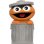 Figura Óscar The Grouch Orange Fun Fun Barrio Sésamo 13 Cms