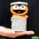 Figura Óscar The Grouch Orange Fun Fun Barrio Sésamo 13 Cms