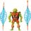 Figura Michelangelo Turtles Of Grayskull Tmnt X Motu Articulada 15 Cms