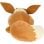Peluche Eevee Dormido Pokémon 45 Cms