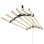 Plafond Wasrek Monster met Katrol Systeem 6 Latten 1,4 m Zwart