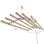 Stendibiancheria da soffitto Monster puleggia 6 listelli 1,4 m bianco
