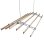 Stendino da soffitto Monster 2 m con pulegge Bianco