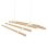 Stendino da soffitto con puleggia Monster 6 listelli noce bianco 1,4 m
