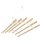 Stendino da soffitto con puleggia Monster 6 listelli noce bianco 1,4 m