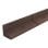 Bordura flexible para jardín MonsterShop 14,4 m marrón con mazo