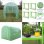Monster polytunnel serre met gegalvaniseerde rekken 4x2m