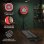 Monster Dartbord Set met Verstelbare LED-Rand en Stabiele Driepoot