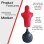 Mannequin de Boxe Monster Body Revolution Medium 173 cm Rouge