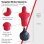 Mannequin de Boxe Monster Body Revolution Medium 173 cm Rouge