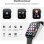 Blackview Watch Bluetooth 1,91'' Preto Podómetro Monitor SpO2 Atividade