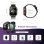 Blackview W10 Bluetooth GPS 1,83'' Preto Relógio Desportivo Resistente