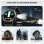Blackview Relógio Inteligente Militar Homem Bluetooth 960mAh Preto Tamanho Único