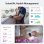 Blackview Smart Watch Bluetooth 1,43'' AMOLED Nero Cinturini Silicone e Nylon