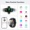 Blackview Smart Watch Bluetooth 1,43'' AMOLED Nero Cinturini Silicone e Nylon