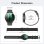 Blackview Smart Watch Bluetooth 1,43'' AMOLED Nero Cinturini Silicone e Nylon