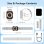 Blackview Watch Bluetooth 1,91'' Prateado Podómetro Monitor Saúde