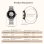 Blackview X30 Bluetooth 1,26'' Argento Smartwatch AMOLED Donna