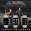 Blackview Smartwatch Bluetooth 1,91'' Silber Kunststoffgehäuse Silikonarmband