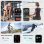 Blackview Smartwatch Bluetooth 1,91'' Silber Kunststoffgehäuse Silikonarmband