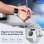 Blackview Smartwatch Bluetooth 1,91'' Silber Kunststoffgehäuse Silikonarmband
