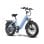 Bicicleta Elétrica Fafrees F20 Rover 48V 20Ah 250W Azul 75-100km autonomia