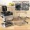 Freidora de aceite Homcom 5 L 2000 W con ventana y temporizador