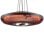 Aquecedor Infravermelhos Suspenso Outsunny 2000W com Luz LED