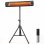 Calefactor de exterior Outsunny 842-486V90BK 2500W infrarrojo trípode