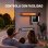 Aquecedor de Parede Outsunny 3000W IP65 9 Níveis Preto