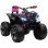 Quad Eléctrico para Niños Homcom 12V con 2 Motores 3-8 km/h Rosa