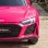 Carro eletrico Aiyaplay Audi R8 Spyder Controlo remoto 12V Rosa