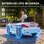 Coche eléctrico infantil Aiyaplay Mercedes-Benz SL500 12 V con mando blanco