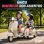 Moto eléctrica infantil Aiyaplay Vespa con asiento lateral y arranque suave
