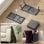 Mesa Plegable Homcom Inclinable con Cajón para Cama y Sofá Negro
