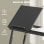 Mesa Plegable Homcom Inclinable con Cajón para Cama y Sofá Negro