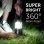 Farol de camping LED Lepro OPR3300007-4 pack de 4 temperatura de color regulable