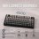 Clavier Nobrand F75 75% compact sans fil triple mode RGB noir